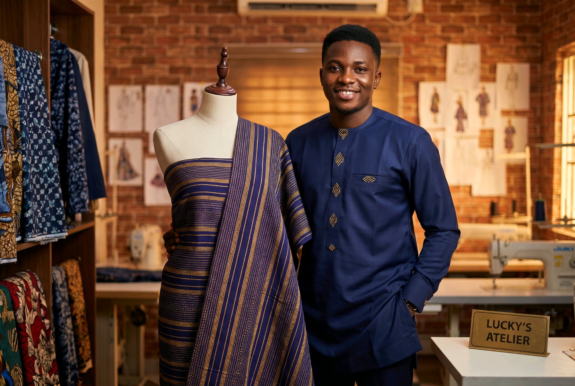 Lucky: Dressing the Diaspora Man with Intention
