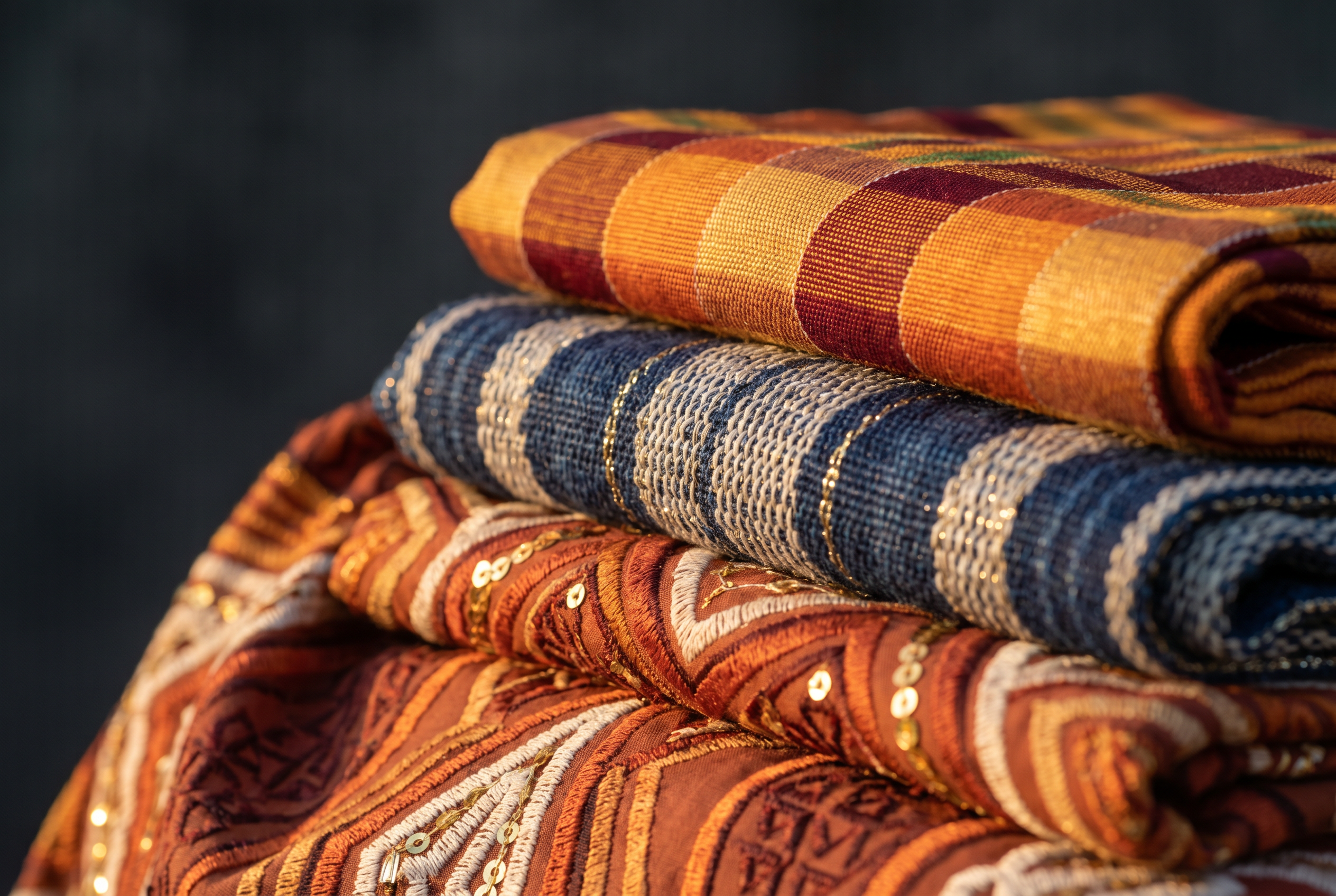 African celebration fabrics